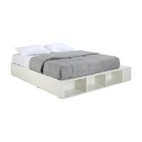 ราคา INDEX LIVING MALL เตียงนอน รุ่นนิกโกะ สีขาว ขนาด 5 ฟุต (YA36711)
