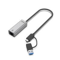 ราคา UNITEK Y-3465A,อะแดปเตอร์ USB-A / USB-C เป็น Gigabit Ethernet รุ่น Y-3465A สีเทา ความเร็ว 5Gbps (YD25325)
