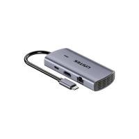 ราคา UHUB D1113CGY01,ฮับ Type-C 6-in-1 รุ่น H6+ รองรับชาร์จไว PD 100W (YD31075)