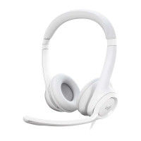 ราคา ชุดหูฟังคอมพิวเตอร์ Logitech HEADSET_H390 สีขาว ชิ้น (4094934)