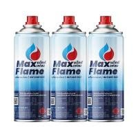 ราคา แก๊สกระป๋อง 250 กรัม MAX FLAME (แพ็ก 3 กระป๋อง) สีน้ำเงิน - ฟ้า (YA35321)