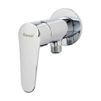 ราคา KASSA วาล์วฝักบัว รุ่น KS-8204-10 สีโครเมียม (ขนาดเกลียว 1/2 นิ้ว) (YD35010)
