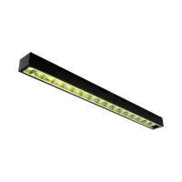 ราคา RACER โคมตะแกรงติดลอย LED-T8 1x18 วัตต์ สีดำ ขนาด 10x124.1x7.5 ซม. (YB02059)