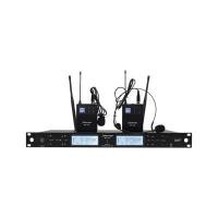 ราคา SHERMAN ชุดไมโครโฟนไร้สาย UHF แบบคาดศีรษะและหนีบปกเสื้อ รุ่น MIC-338 สีดำ (YD38622)