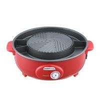 ราคา SMARTHOME เตาบาร์บีคิวสุกี้แยกน้ำ รุ่น SM-EG1300 สีแดง (0010011)