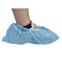 ราคา ASGUARD ถุงคลุมรองเท้า ใยสังเคราะห์ สีฟ้า Free Size (แพ็ค 50 คู่) (YA32894)