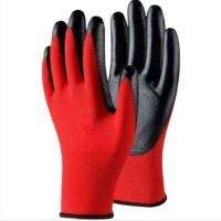 ราคา ASGUARD ถุงมือผ้าเคลือบไนไตร สีแดงดำ ฟรีไซส์ (บรรจุ 1 คู่) (YC89031)