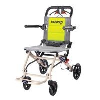 ราคา HOSPRO รถเข็นผู้ป่วยพับเก็บได้ รุ่น H-WC287 ST พร้อมปรอทวัดไข้ BLUEDOT (YD14163)