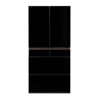 ราคา HITACHI ตู้เย็น 6 ประตู 23.7 คิว รุ่น R-GW670TT XK สี CRYSTAL BLACK (YD20410)