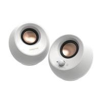 ราคา CREATIVE ลำโพงบลูทูธ (2.0) รุ่น PEBBLE V3 สีขาว กำลังขับ 16 วัตต์ (YD33405)