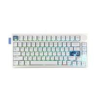 ราคา ONIKUMA คีย์บอร์ดไร้สายบลูทูธ รุ่น HANE 81 คีย์ Mechanical Linear Hot-swappable สีขาว (YD36911)