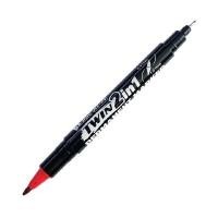 ราคา A-LINE ปากกามาร์คเกอร์ 2 หัว รุ่น AL-71 หมึกสีแดง (1093723)