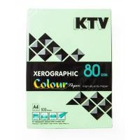 ราคา KTV กระดาษสีถ่ายเอกสาร A4 80 แกรม สีเขียว แพ็ค 500 แผ่น (5000176)