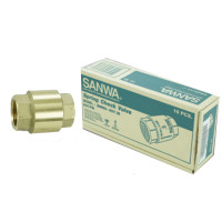ราคา สปริงเช็ควาล์วซันวา SANWA ขนาด 1 (1นิ้ว) ทองเหลือง 1 กล่อง (YA03366)