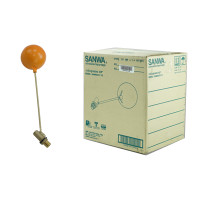 ราคา ลูกลอย ซันวา SANWA ขนาด 1/2 (4หุน) ทองเหลือง 1 กล่อง (YA03381)