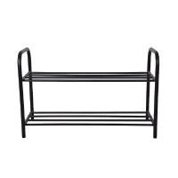 ราคา KASSA ชั้นวางรองเท้า 2 ชั้น รุ่น SR01 สีดำ ขนาด 63 x 28 x 39 ซม. (YB01230)