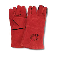 ราคา T-SAFE ถุงมือหนังงานเชื่อม รุ่น T-Strong สีแดง ขนาด 14 นิ้ว (YB97328)