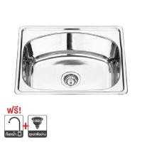 ราคา TEKA LINEA อ่างล้างจานฝัง 1 หลุม VIVA 1B สีสเตนเลส ขนาด 55 x 44 x 20 ซม. (Y073021)