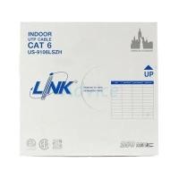 ราคา LINK สายแลน (LAN) UTP CAT6 รุ่น US-9106LSZH ยาว 305 เมตร (YD37143)