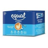 ราคา EQUAL สารให้ความหวานแทนน้ำตาล ชนิดผง ขนาด 1 กรัม (กล่อง 50 ซอง) (0003402)