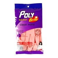 ราคา POLY-BRITE ถุงมือยางอเนกประสงค์ ไซส์ S (0322180)