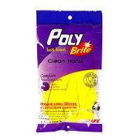 ราคา POLY-BRITE ถุงมือยางอเนกประสงค์ ยางธรรมชาติ 100% ขนาด L (0322200)