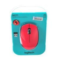 ราคา LOGITECH เมาส์ไร้สาย รุ่น M171R สี Red/Black (YC62715)