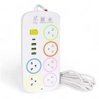 ราคา NATAKU รางปลั๊กไฟ 6 ช่อง 3 USB 1 Type-C สายไฟยาว 4 เมตร (YD42115)
