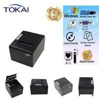 ราคา TOKAI เครื่องพิมพ์บิลใบเสร็จรับเงิน (Thermal printer) รุ่น WD-80K หน้ากว้างกระดาษ 80 มม. ความเร็วในการพิมพ์ 300 มม./วินาที พิมพ์ใบเสร็จโดยไม่ต้องเติมน้ำหมึก เชื่อมต่อ USB + Serial RS232 + LAN ปริ้นได 