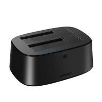 ราคา UGREEN แท่น Docking HDD/SSD 2.5/3.5 นิ้ว 2 Bay รุ่น 50857 USB3 สีดำ (YC61539)