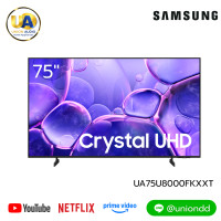 ราคา SAMSUNG TV รุ่น UA75U8000FKXXT ขนาด75นิ้ว Crystal UHD 4K Smart TV samsung รุ่น UA75U8000F ทีวี75นิ้ว ซัมซุง ทีวี75นิ้ว 75U8000F ราคาถูกที่สุด ลดราคาสินค้าทุกชิ้นภายในเว็บไซต์ unionaudiosale.com สั่งซื