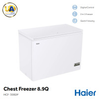 ราคา Haier ตู้แช่แข็งฝาทึบ 2 ระบบ รุ่น HCF-300DP 251 ลิตร (8.9 คิว) สีขาว | แช่แข็ง-แช่เย็น ผนังกันแบคทีเรีย ไฮเออร์ (1531)