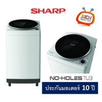 Sharp เครื่องซักผ้าฝาบน ขนาด 8 กก. รุ่น ES-W80HT-GY