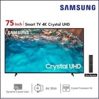 ราคา UHD/4K LED Crystal Smart TV SAMSUNG ขนาด 75 นิ้ว รุ่น UA75BU8100KXXT (NEW 2022) ลดราคาถูกสุดๆ โทรเล้ยย 02-4245594, 085-3801177, 081-6215561 (3128)