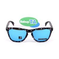 ราคา Oakley Frogskins Splatter Black/Prizm Sapphire Splatterfade Collection SKU#OO9245-80 (Asian Fit) (2047)