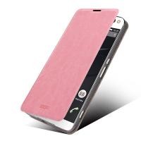 ราคา เคสหนังฝาพับข้าง Sony Xperia C5 Ultra รุ่น MOFI สีชมพู (1441)