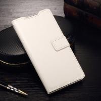ราคา เคสหนังฝาพับข้าง Sony Xperia M5 รุ่น Luxury Book Leather Card สีขาว (1461)
