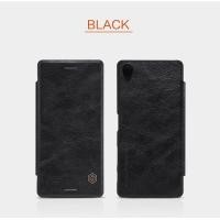 ราคา เคสหนังฝาพับข้าง Sony Xperia X Performance ยี่ห้อ Nillkin QIN Leather สีดำ (1827)