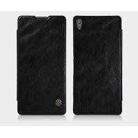 ราคา เคสหนังฝาพับข้าง Sony Xperia XA Ultra ยี่ห้อ Nillkin QIN Leather เคสหนังฝาพับข้าง Sony XA Ultra แบรนด์ Nillkin QIN สีดำ (1974)