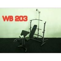 ราคา ม้านอนเล่นบาร์เบล MAXXFiT รุ่น WB203 แบบมีเสาเคเบิล (509)