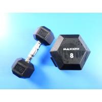 ราคา ขาย ดัมเบลหุ้มยาง MAXXFiT ทรงกลม ดัมเบล MAXXFiT ทรงเหลี่ยม ขนาด 8 KG. (คู่) (1947)