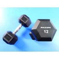 ราคา ขาย ดัมเบลหุ้มยาง MAXXFiT ทรงกลม ดัมเบล MAXXFiT ทรงเหลี่ยม ขนาด 12 KG. (คู่) (1950)