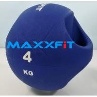 ราคา ขาย MAXXFiT Dual Grip Medicine Ball ลูกบอลน้ำหนัก แบบมีมือจับ Dual Grip Medicine Ball 4 KG. (706)