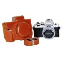 ราคา Leather case bag strap for OLYMPUS OMD EM10 II เคสหนังสำหรับเลนส์สั้น