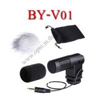 ราคา BY-V01 Boya stereo X and Y Microphone For DSLR Camera DV Camcorder ไมค์หัวกล้องสำหรับกล้องDSLR (001696)