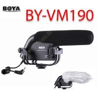 ราคา BY-VM190 Boya Shotgun Microphone For DSLR Camera DV Camcorder ไมค์ติดหัวกล้องสำหรับกล้องDSLR (001883)