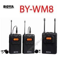 ราคา BY-WM8 Boya Wireless UHF Dual-Channel Microphone For DSLR Camera ไมค์โครโฟนไร้สายสำหรับกล้องDSLR (001884)