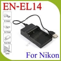 ราคา USB ENEL14BatteryChargerแท่นชาร์จสำหรับแบตเตอรี่กล้องNikon EN-EL14a กล้องรุ่นD3200 D3300 D5200 D5300 (001851)