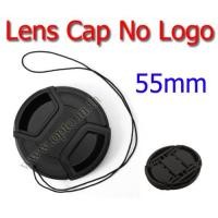 ราคา 55mm. ฝาปิดหน้าเลนส์ไม่มีโลโก้สำหรับกล้อง Canon Nikon Sony Sigma Tamron (001147)