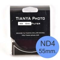 ราคา TIANYA Neutral Density ND 4 ND4 Filter 55mm. (000291)